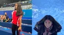 Perenang Azzahra Permatahani menjadi satu-satunya atlet renang putri yang berlaga di Olimpiade 2020. Atlet 19 tahun ini tampak mengenakan jersey timnas saat berada di Olimpiade Tokyo. (@zahrapermatahani)