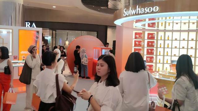 Sulwashoo pop-up event bertajuk 7 Days of Ginseng Journey di Central Park Mall.  (Liputan6.com/Henry)