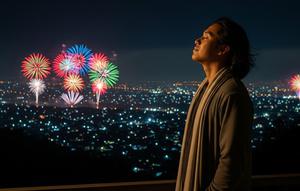 Cara Merayakan Tahun Baru Sendirian yang Seru dan Berkesan. Foto: Gemini