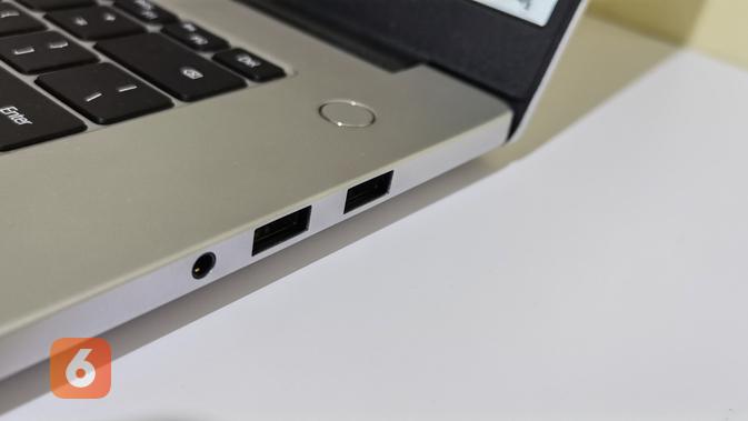 Port Huawei MateBook D15 (Liputan6.com/ Agustin Setyo W)