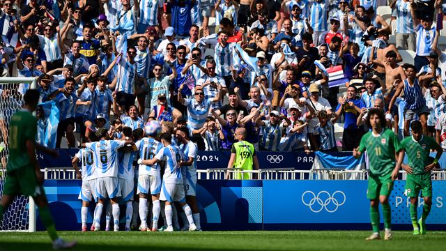 Timnas Argentina U-23 kontra Timnas Irak U-23 di Olimpiade 2024 Paris.