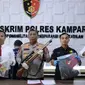 Konferensi pers kasus salah tembak oleh pemburu babi di Polres Kampar. (Liputan6.com/M Syukur)