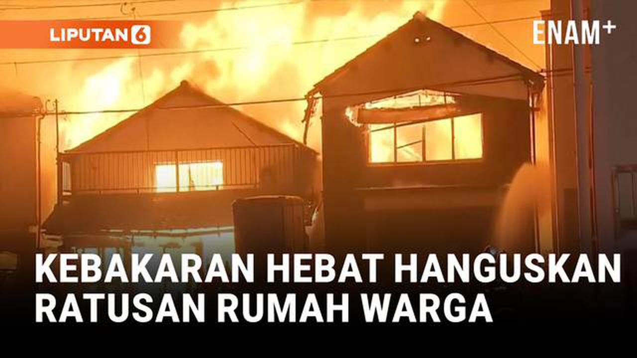 Kebakaran Mengerikan di Oita Jepang Hanguskan 170 Rumah
