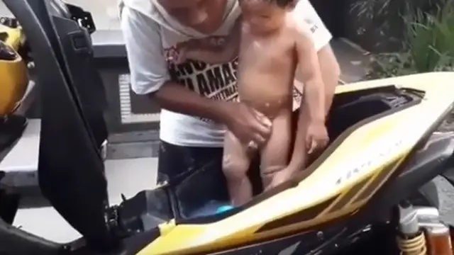 cara unik ortu asuh anak (foto: brilio)