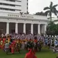 Presiden Joko Widodo memimpin upacara peringatan Hari Kelahiran Pancasila, Sabtu 1 Juni 2019. (Lizsa Egeham)