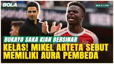 Mikel Arteta Sebut Bukayo Saka Kini Punya Aura Besar dan Bisa Ubah Jalannya Laga!