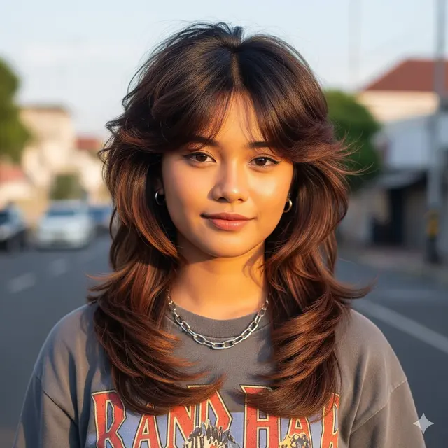 Layered Long Mullet