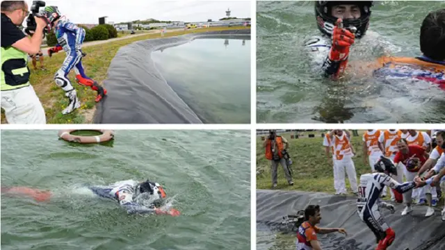 Jorge Lorenzo Nyemplung Danau (Crush)