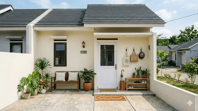 Desain Teras Rumah Subsidi