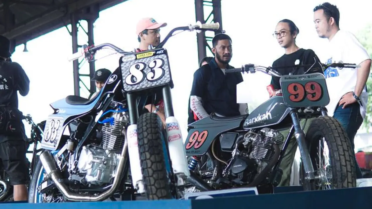 Lihat Modifikasi Motor Kustom Belkote di BBQ Ride 2024 (ist)