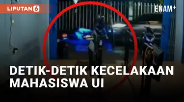 Terungkap! Rekaman CCTV Kecelakaan Mahasiswa UI