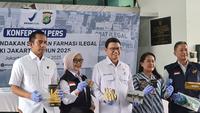 BPOM Temukan Gudang Farmasi Ilegal di Jakarta Barat, Ribuan Obat Senilai Rp 2,7 Miliar Disita