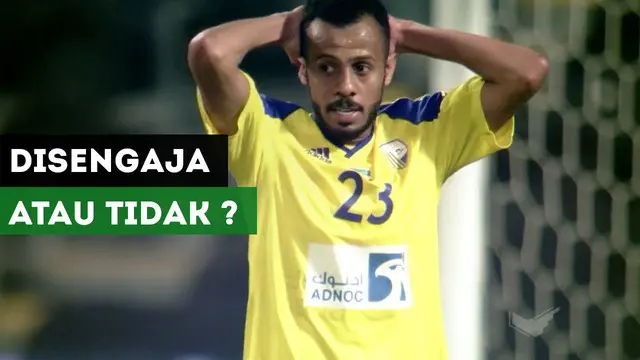 Pemain bertahan klub Al Dhafra, Yaser Abdullah, Mencetak gol bunuh diri spektakuler di Liga Uni Emirat Arab