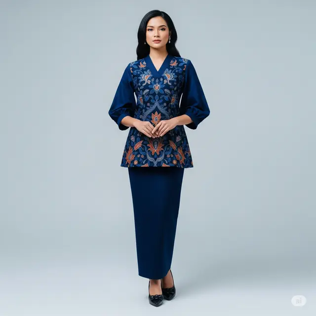 9 Model Blouse Batik Bishop Sleeve Terpopuler 2025: Paduan Tradisi dan Tren Terkini