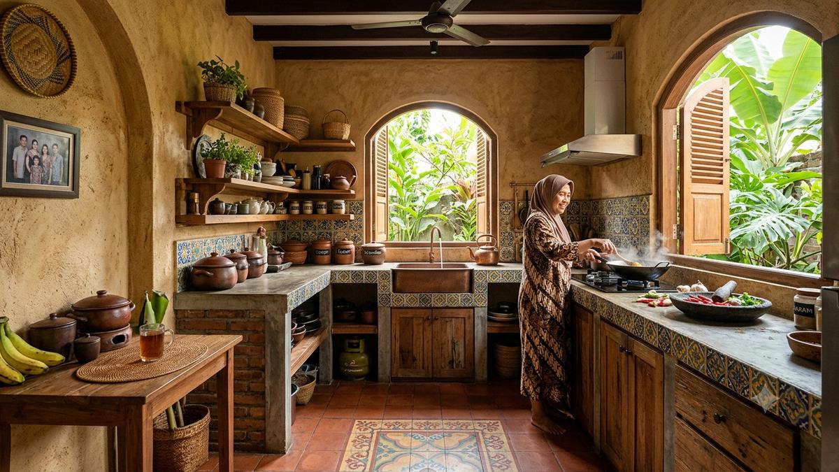 7 Inspirasi Dapur Bergaya Mediterania yang Unik, Desain Hangat dan Estetik
