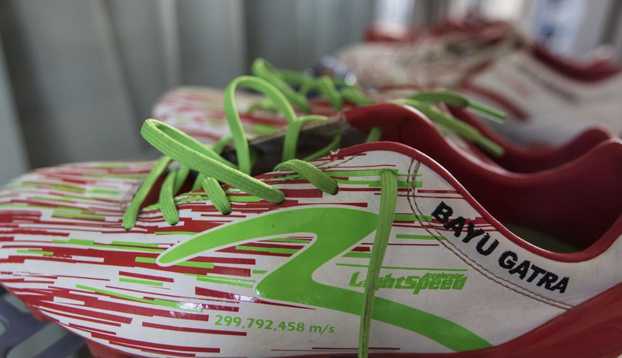 Kecepatan merupakan salah satu keunggulan dari Bayu Gatra. (Bola.com/Vitalis Yogi Trisna)