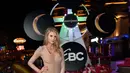 Pose supermodel Charlotte McKinney saat menghadiri pembukaan NightSwim di Encore Beach Club di Wynn Las Vegas di Las Vegas, Nevada (5/5). (AFP Photo/David Becker/Getty Images)