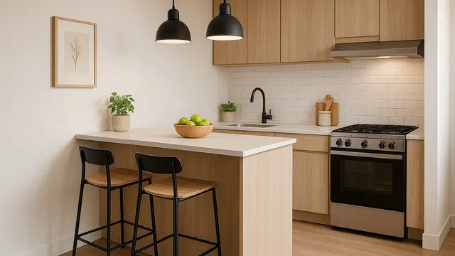 7 Model Kitchen Island di Dapur Kecil, Solusi Fungsional & Estetik