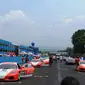 Suasana balap mobil Ferrari F430