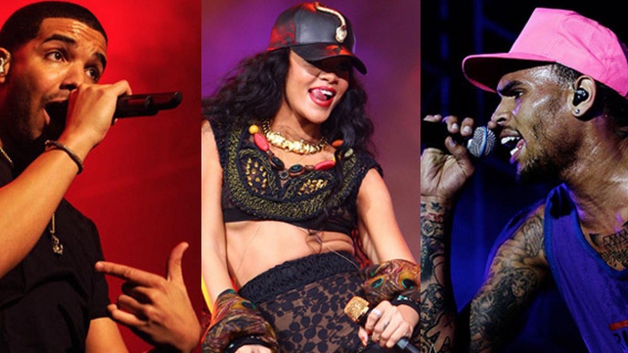 Rihanna, Chris Brown, dan Drake