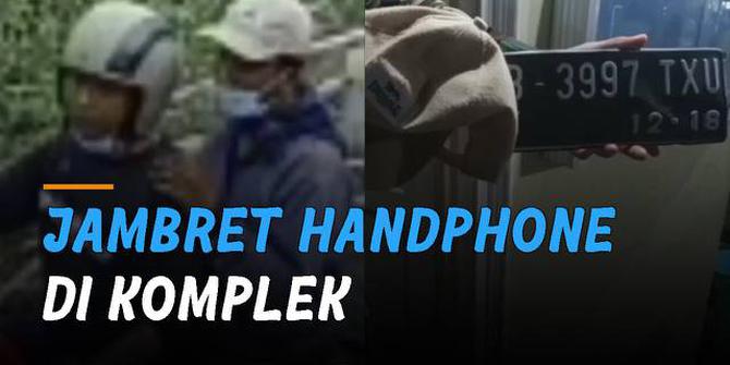 VIDEO: Berkeliling Komplek, Dua Pria Akhirnya Curi Handphone Perempuan
