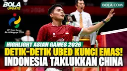 Detik-Detik Ubed Kunci Emas Indonesia di Asian Games 2026, Tundukkan China di Laga Penentuan