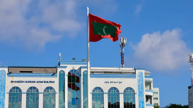 Ilustrasi bendera Maladewa