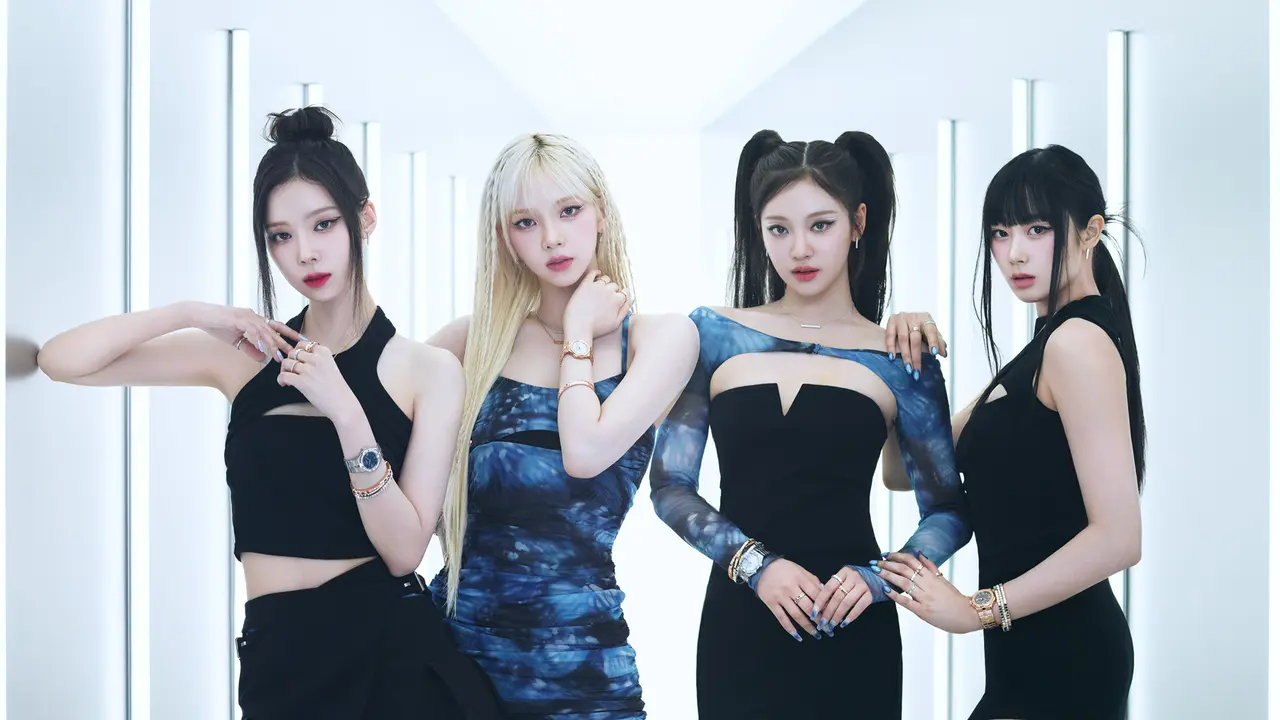 Tampilan Fearless AESPA dengan Gaya Rock Chic Kenakan Jam Tangan Maskulin dari Chopard