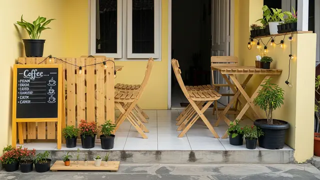 Warung Teras Lipat (Foldable Counter Café)