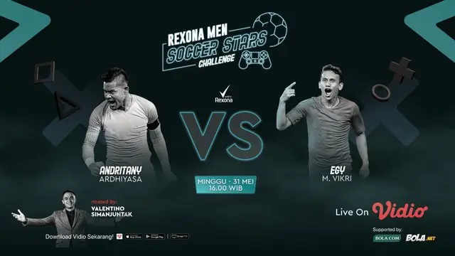 Berita Video Hadapi Andritany, Egy Maulana Berpeluang Besar Juara di Rexona Men Soccer Stars Challenge
