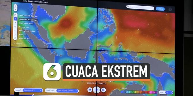 VIDEO: Potensi Cuaca Ekstrem di Indonesia Sepekan ke Depan