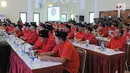 Suasana Sekolah partai angkatan ke-6 PDIP di Wisma Kinasih, Depok, Minggu (28/1/18). Sebanyak 88 bakal calon Kepala Daerah dan Wakil Kepala Daerah yang diusung PDI Perjuangan mengikuti sekolah tersebut. (Liputan6.com/Herman Zakharia)