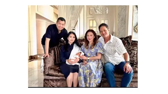 8 Potret Kompak Liliana Tanoesoedibjo dengan Ibu Mertua Jessica Tanoe saat Jenguk Cucu