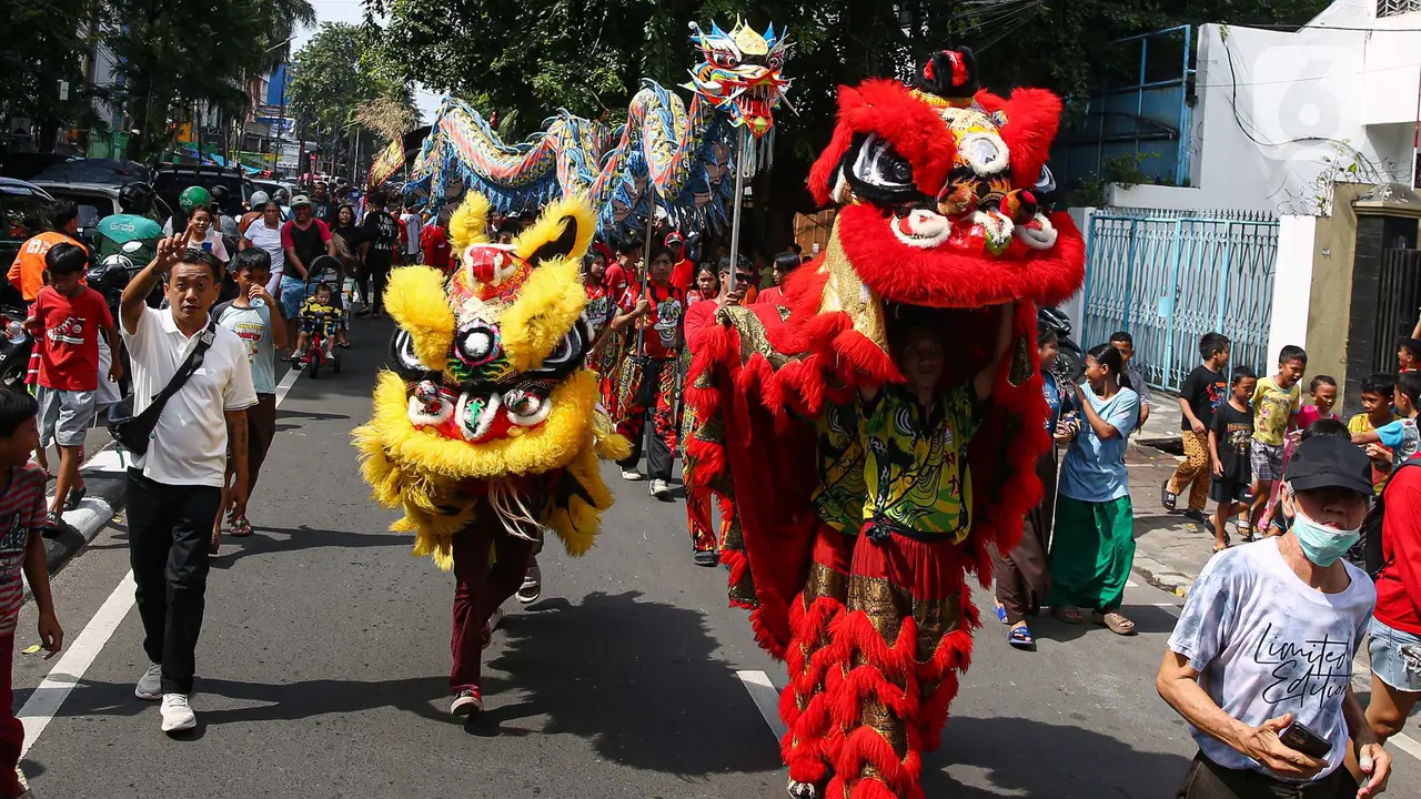 Perayaan Cap Go Meh di Kawasan Cideng Jakarta