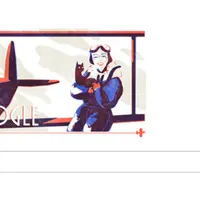 Google Doodle yang dipersembahkan untuk Jean Batten. (Google)