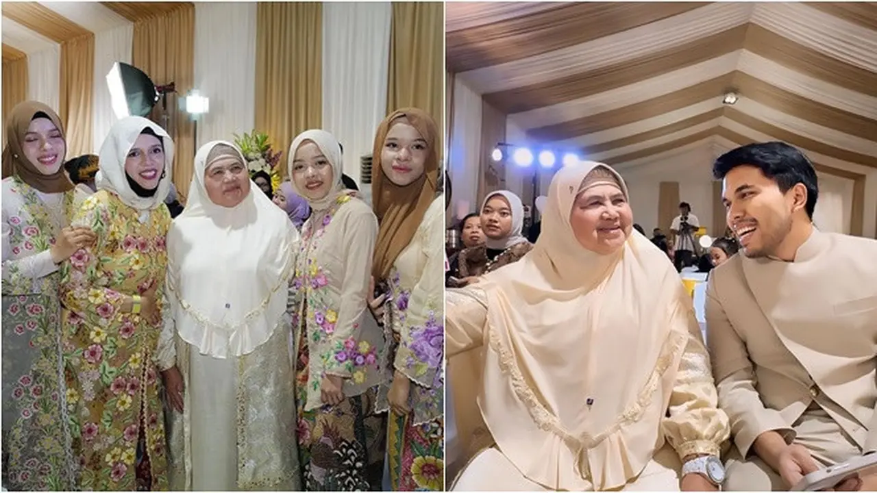 7 Potret Gen Halilintar Bertemu Mamah Dedeh di Tedak Siten Azura, Curi Perhatian
