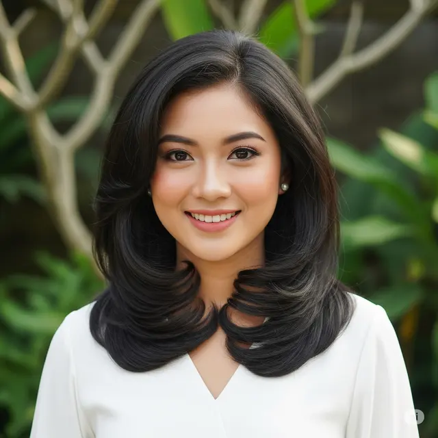 Model Rambut Wanita untuk Jenis Rambut Tipis. Foto: Gemini