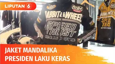 Jaket hitam yang dipakai Presiden Joko Widodo saat menjajal Sirkuit Mandalika, Nusa Tenggara Barat pada (12/11) lalu, mendadak populer. Jaket dengan nama Rabbit and Wheels ini pun langsung dibanjiri pesanan.