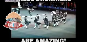 Aksi Drum Band Ini Bikin Merinding