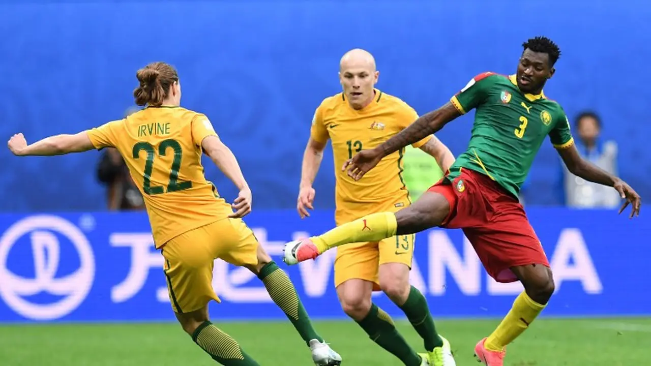 Australia Vs Kamerun (AFP/Kirill Kudryavtsev)