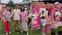 Momen ulang tahun ke-5 La Lembah, anak Gibran dan Selvi Ananda. (sumber: Instagram/heymissnessa/olaharika)