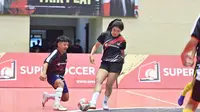 Shafira Ika Putri saat ikut bermain di babak regional qualification EFC 2023 di Semarang, Jawa Tengah. (Dokumentasi Supersoccer)