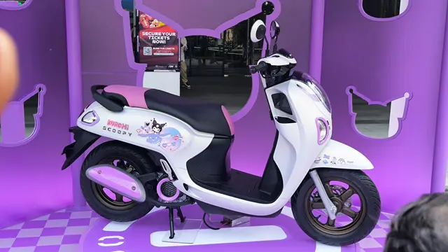 Intip Kolaborasi Honda Scoopy Kuromi yang Unik dan Penuh Gaya