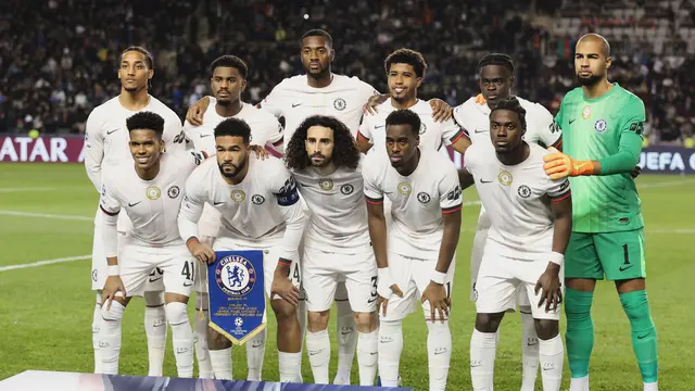 Chelsea starting XI vs Qarabag di Liga Champions
