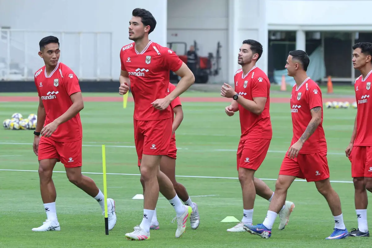 Dihadiri 15 Pemain, Timnas Indonesia Gelar Latihan Perdana Jelang FIFA Series 2026