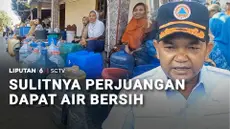 Kekeringan akibat kemarau panjang masih menjadi ancaman nyata, di depan mata. Tidak sedikit yang masih harus berjuang demi mendapat air bersih untuk kebutuhan sehari-hari.