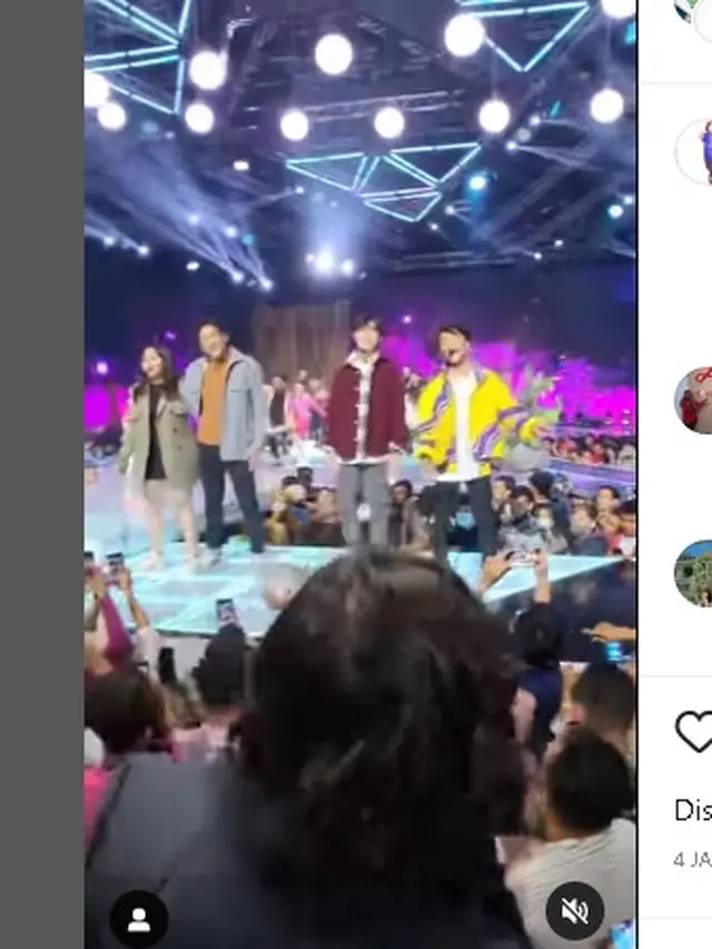 Malam puncak HUT Indosiar ke-28 bertajuk Konser Raya 28 Tahun Indosiar LUA28IASA  (Foto: Instagram Indosiar)