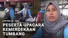 Peserta Upacara Kemerdekaan Tumbang