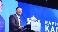 Pinta AHY di Rapimnas Kadin Indonesia: Bantu Wujudkan Pertumbuhan Ekonomi 8%
