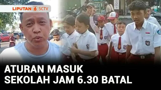 VIDEO: Bikin Macet, Aturan Dedi Mulyadi Masuk Sekolah Jam 6.30 Dibatalkan Pemkot Bekasi